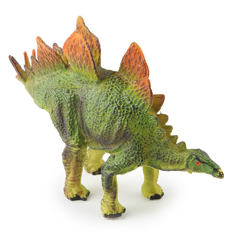 15cm giocattolo modello di dinosauro di plastica cavo Tyrannosaurus Rex triceratopo Brachiosaurus velocraptor regalo di compleanno per ragazzo: Stegosaurus