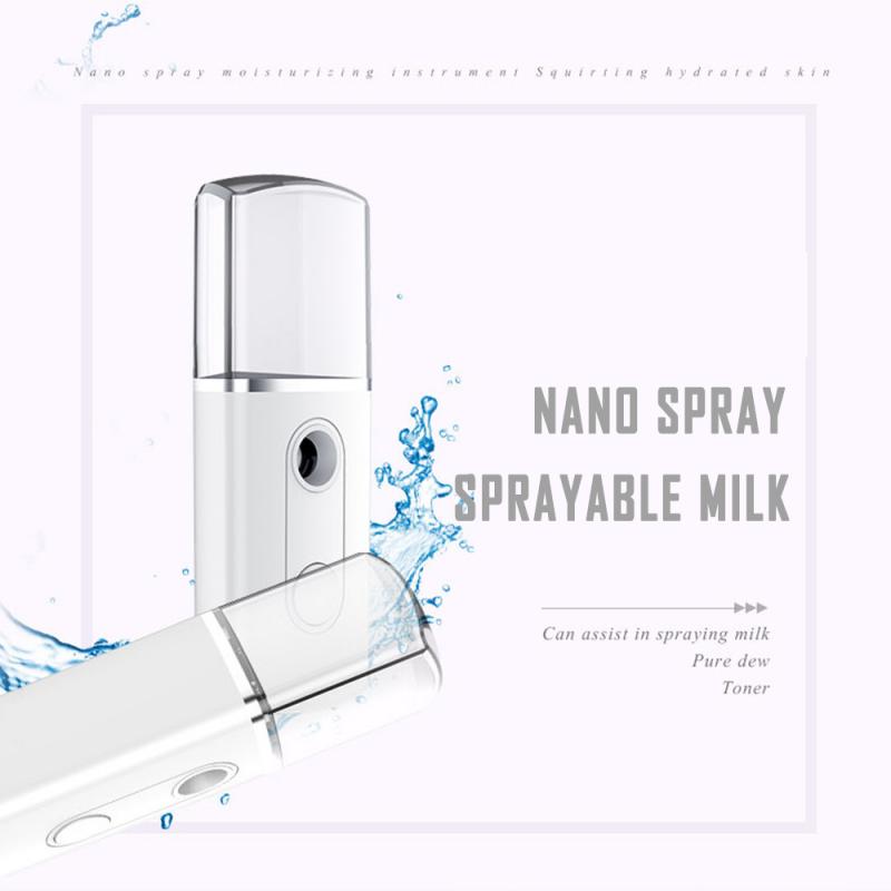 Portable Mini Electric Automatic Alcohol Sprayer Nano Facial Mister Mist USB Rechargeble Alcohol Dispenser Hand Disinfection
