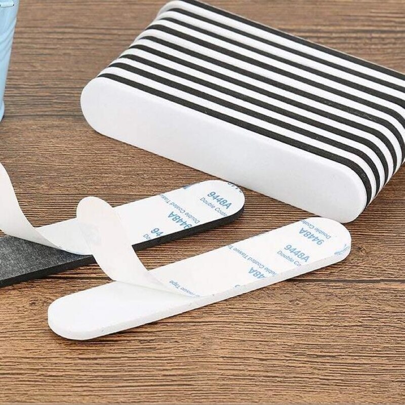 48 Pieces Hat Size Reducer EVA Foam Cap Size Reducer Tape Sweatband Hats Cap Saver hat size sticker, Black and White