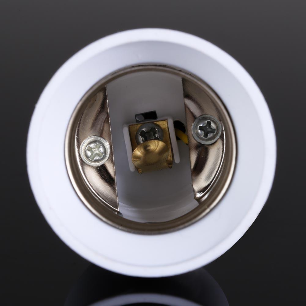 5 stk  gu10 til e27 utgangspunkt skrue lys lampe pæreholder adapter sokkel omformer lampeholder omformer