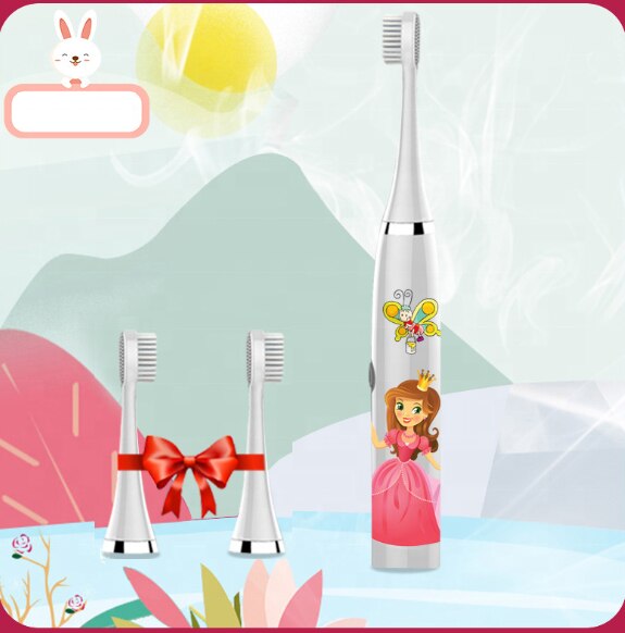 Child Electric Toothbrush Dental Electric Cleaning Brush Kids Ultrasonic Rechargeable Toothbrush