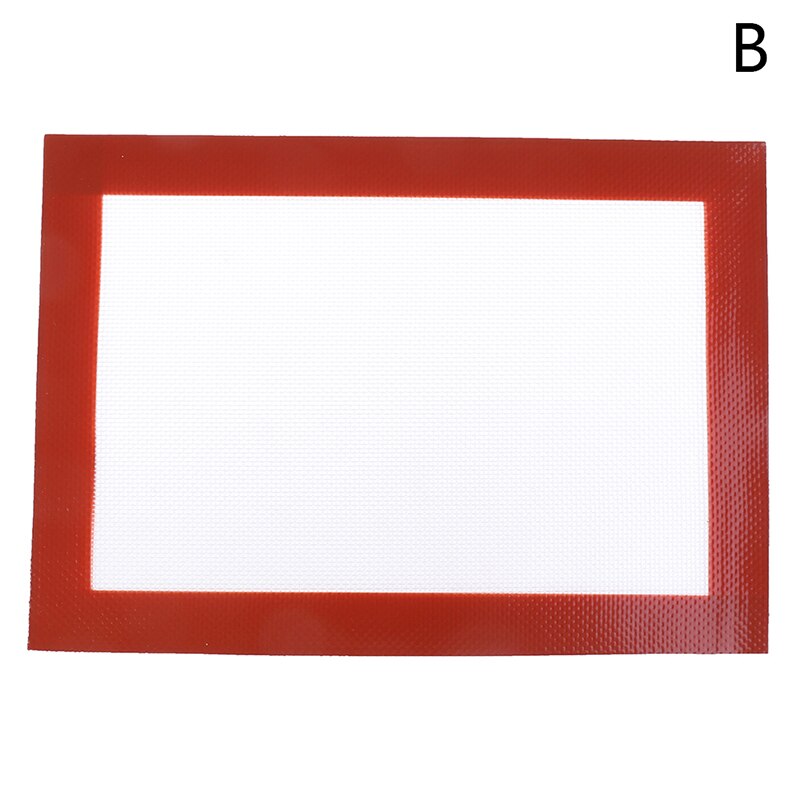 Outil de revêtement de feuille de four antiadhésif de tapis de cuisson de Silicone de catégorie comestible pour des accessoires de cuisson de cuisine de Biscuit/pain/macaron/Biscuit: B
