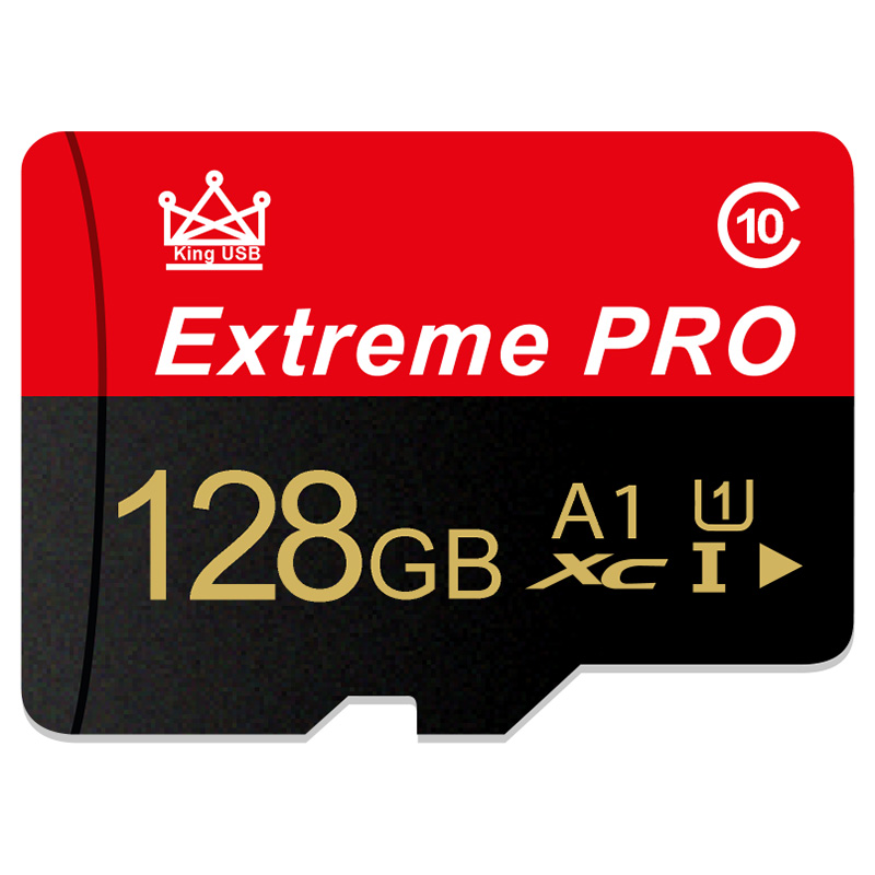 Carte Micro SD haute vitesse 32GB 64GB 128GB carte SDHC/SDXC TF 4GB 8GB 16GB 32GB lecteur flash carte mémoire microsd avec adaptateur SD: 128 Go