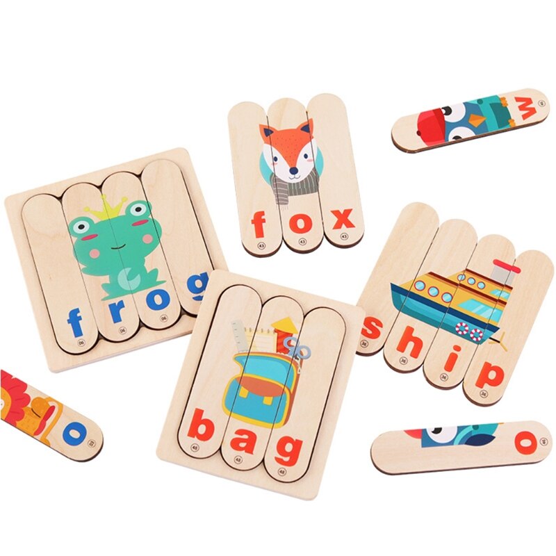 Buchstabenmaschine & zählspiele für kinder 3 in 1 – frühkindliche lernmaterialien mit niedlichen bildkarten