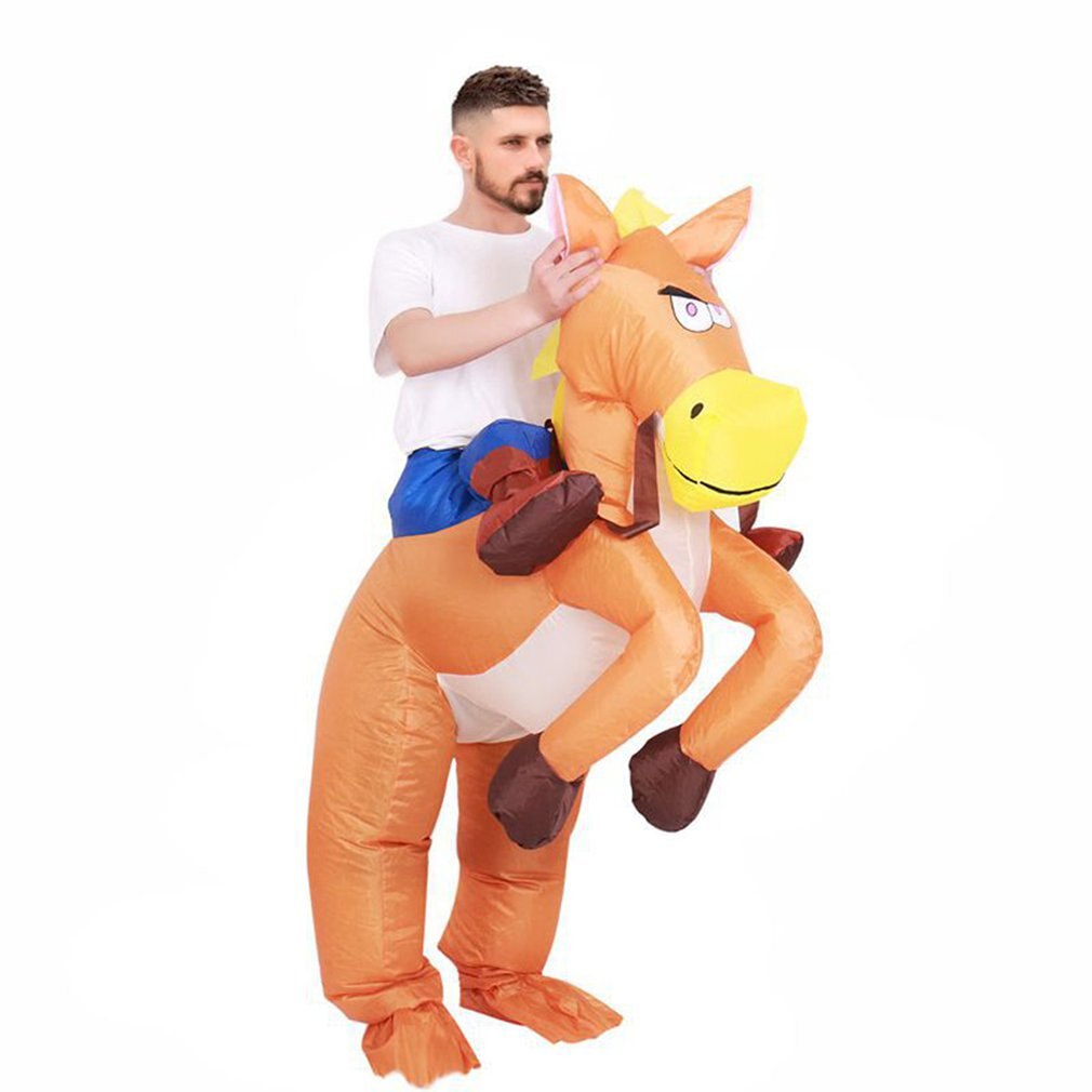 Halloween western cowboy oppustelig kostume sjovt sjov karneval fest spoof kostume rekvisitter