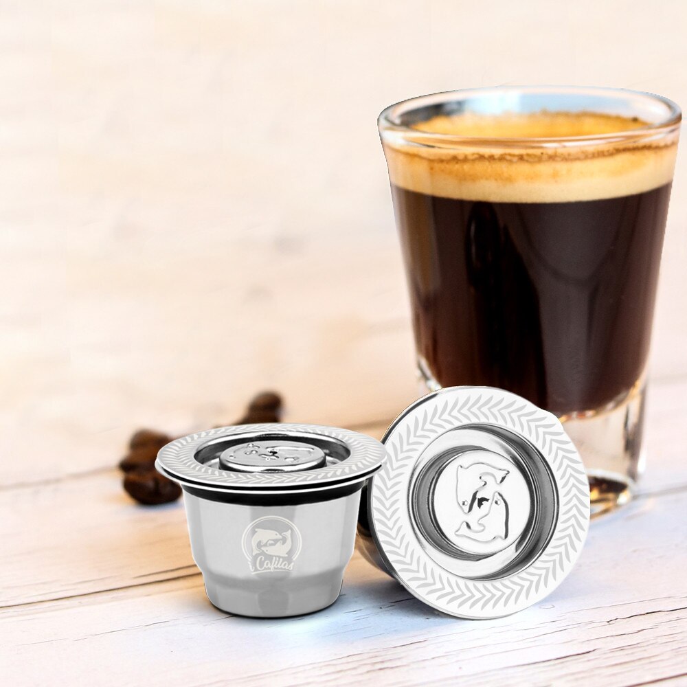 nespresso riutilizzabile riutilizzabile riutilizzabile filtro dalla capsula  del caffè in acciaio inox capsula caffè espresso