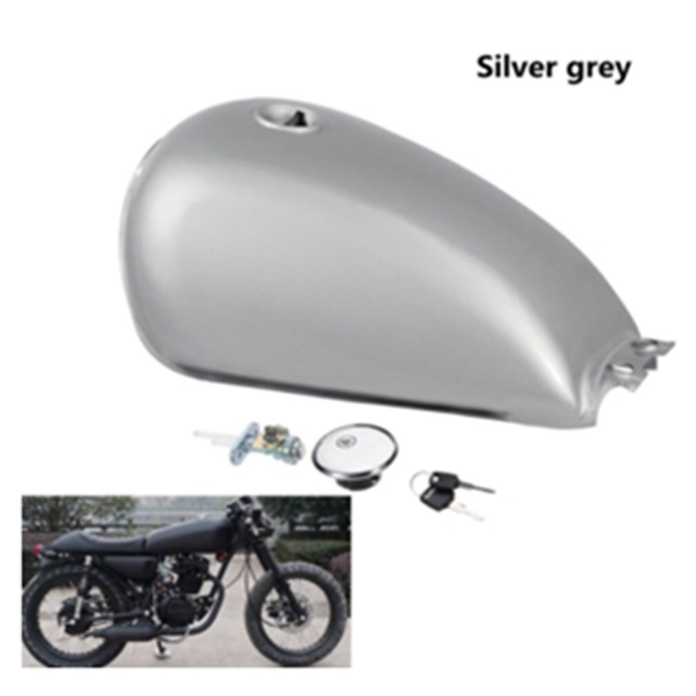 Motorsykkel drivstofftank universal retro holdbar praktisk og praktisk metall  cg125 motorsykkel drivstofftank
