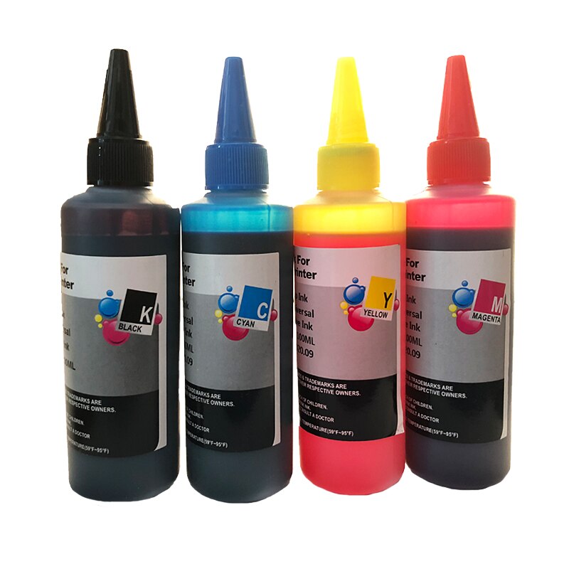 5x100ML Flasche Universal Refill Tinte kit für Epson für Canon für HP für Brother Inkjet Drucker CISS patrone Drucker Tinte