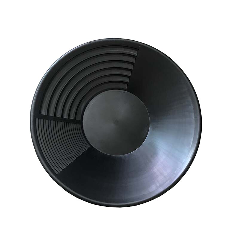 Gold Pan Basin Nugget Mining Dredging Prospecting Sifting Panning 385x80mm L99: Black
