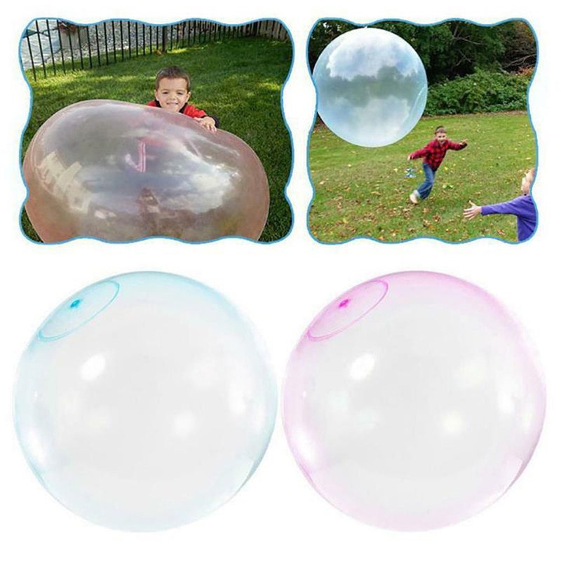 S M L Size Children Blow Up Balloon Toy Fun Party Game Great Outdoor Soft Air Water Filled Bubble Ball