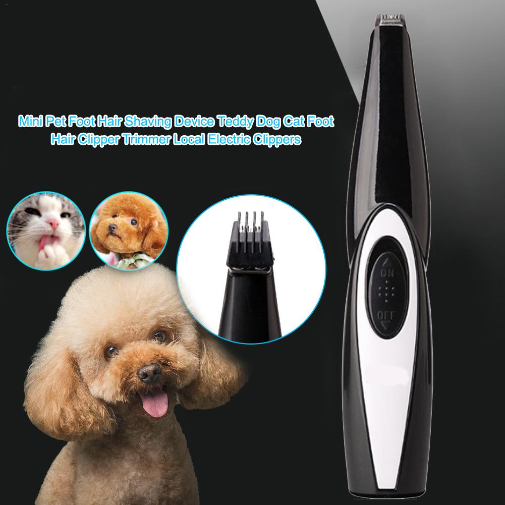 Mini Pet Foot Hair Shaving Device Teddy Dog Cat Foot Hair Clipper Trimmer Local Electric Clippers Portable USB Charging