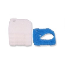Compatible con prefiltro bien Pad Set para Eheim Pro 4 + 250/250T/350/350T/600 y Pro 4e + 350 ( 4x blanco bien 1x azul grueso)