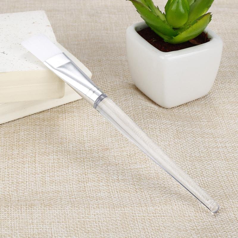 Brocha para maquillaje, manija de plástico de nailon, brocha para base de maquillaje en forma de ventilador, brocha para cejas, pincel cosmético para labios, herramientas: Mask brush 3
