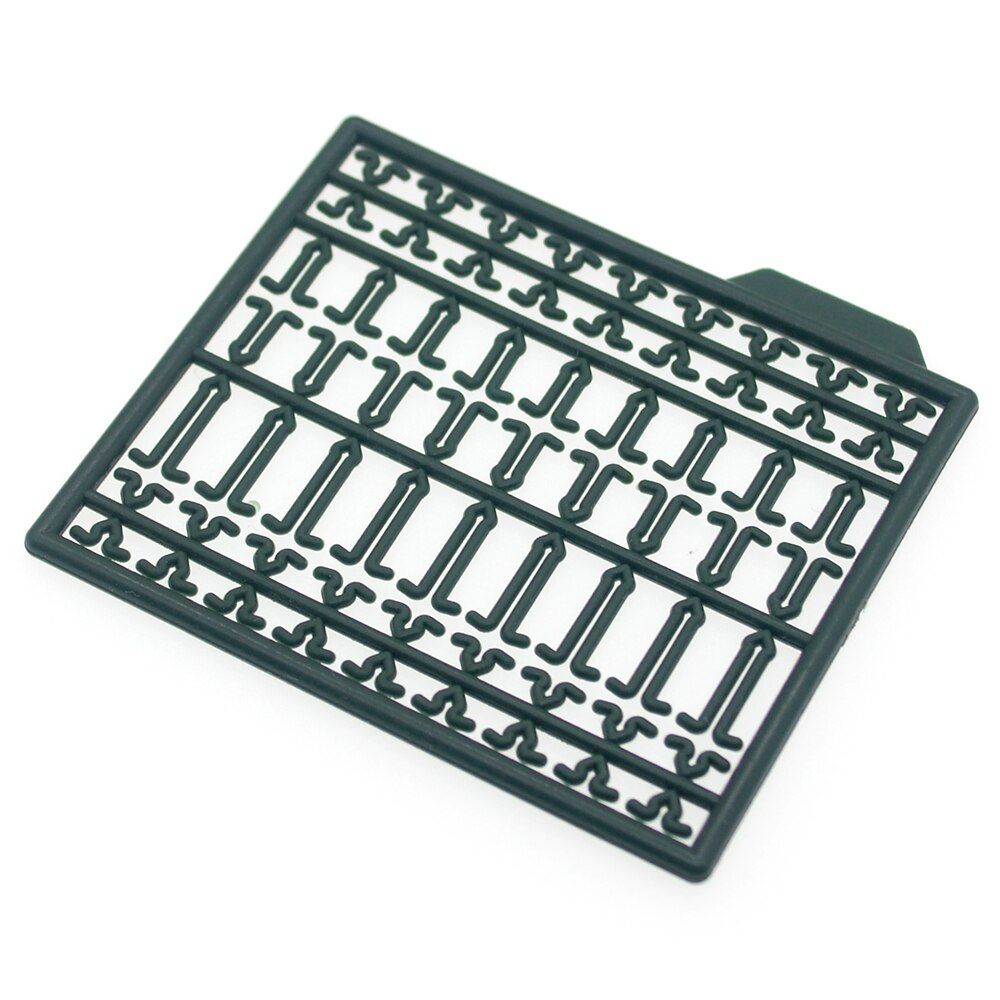 Tapón de pesca de carpa, aparejo de pelo extensor de cebo, accesorios de pesca de carpa, 10 piezas, negro, verde, marrón, naranja claro: 10pcs Green