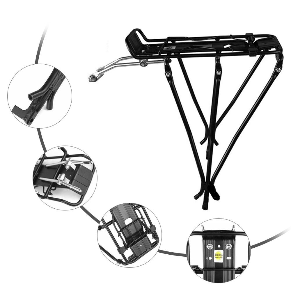 Bicycle back carrier Bracket MTB Bike Touring Carrier Back Cargo Rack Frame-Mounted Rack for 24"/26"/28" Bicycle Accessories