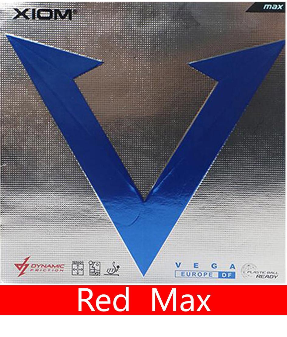 Original Xiom Vega Europe Df Table Tennis Racket Rubber Ping Pong Sponge Tenis De Mesa: red