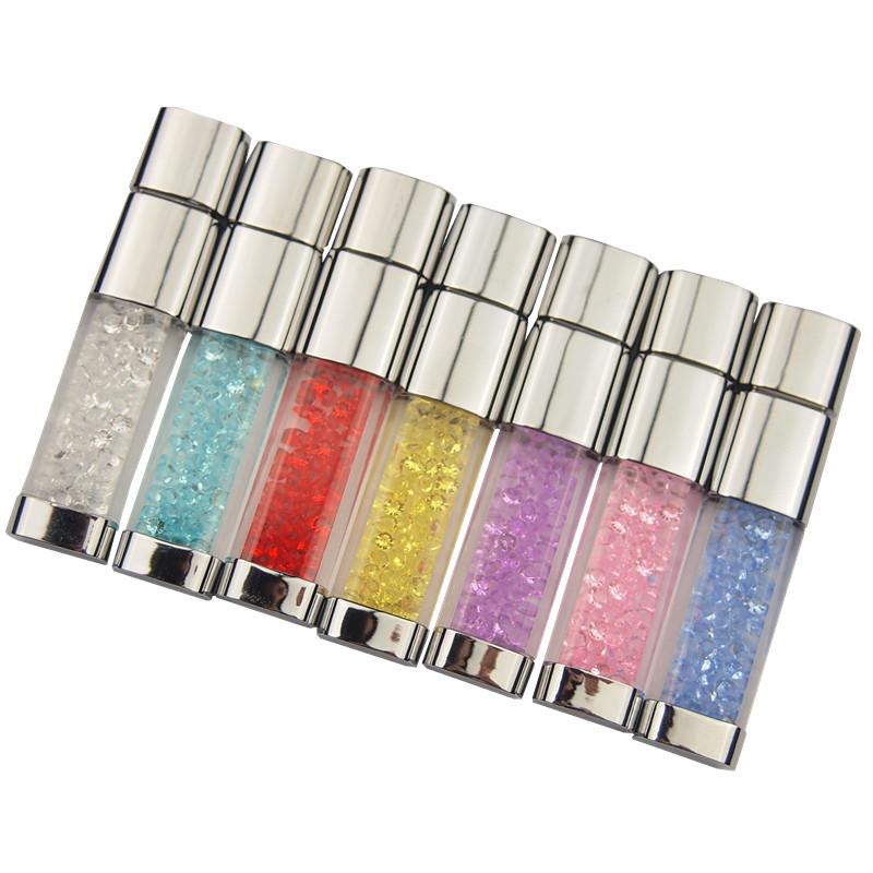 Color Crystal LED light Pen drive 128GB 4GB 8GB 16GB 32GB USB pendrive 64GB USB Flash Drive usb2.0 PenDrive wedding day