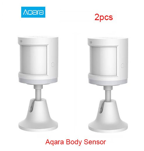 Xiaomi Mijia Smart Multi-mode Gateway 3 Zigbee Wifi Bluetooth Mesh Hub Smart Home Hub Werken Met Mi thuis App Apple Homekit: 2pcs aqara body