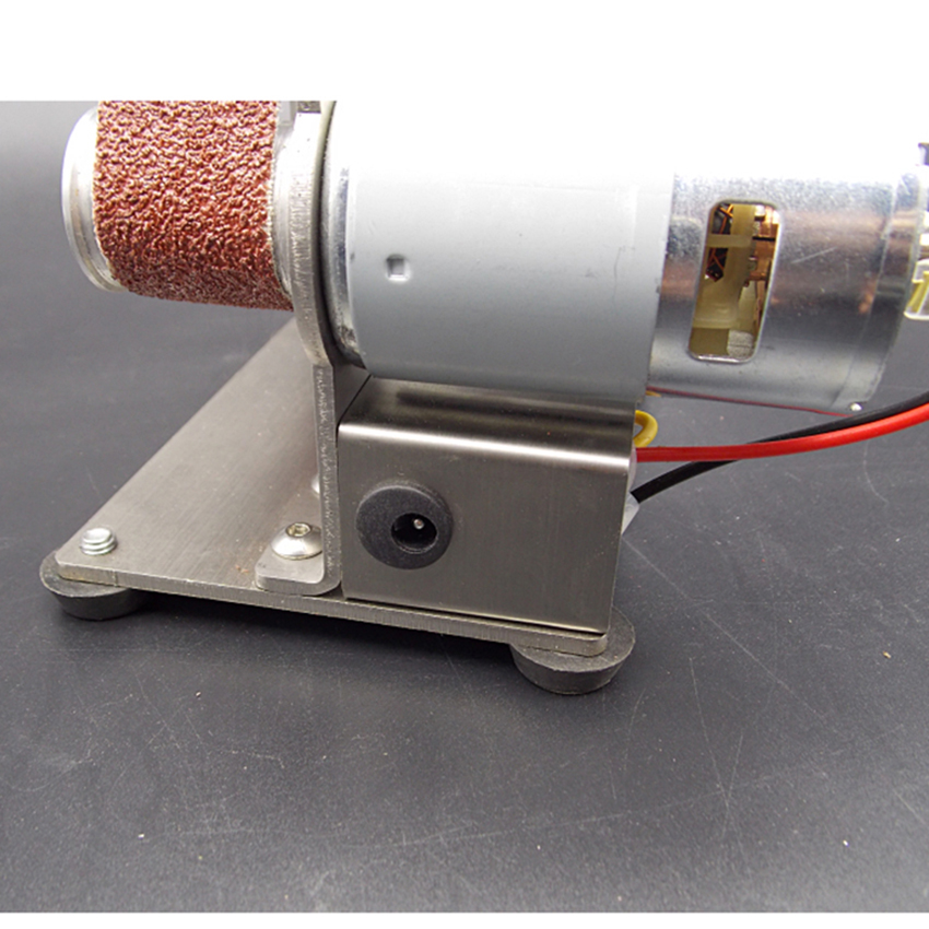 Household Table Grinder Multifunctional Mini Sand Band Machine DIY Polishing Machine Woodworking Sander Fixed Angle Sharpener