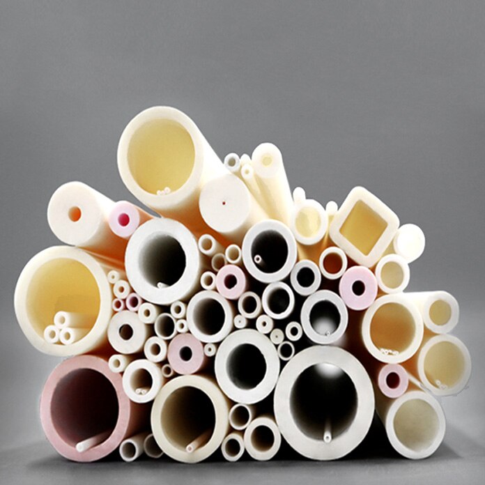 99% alumina Protective tube High temperature 1750 degrees 100mm