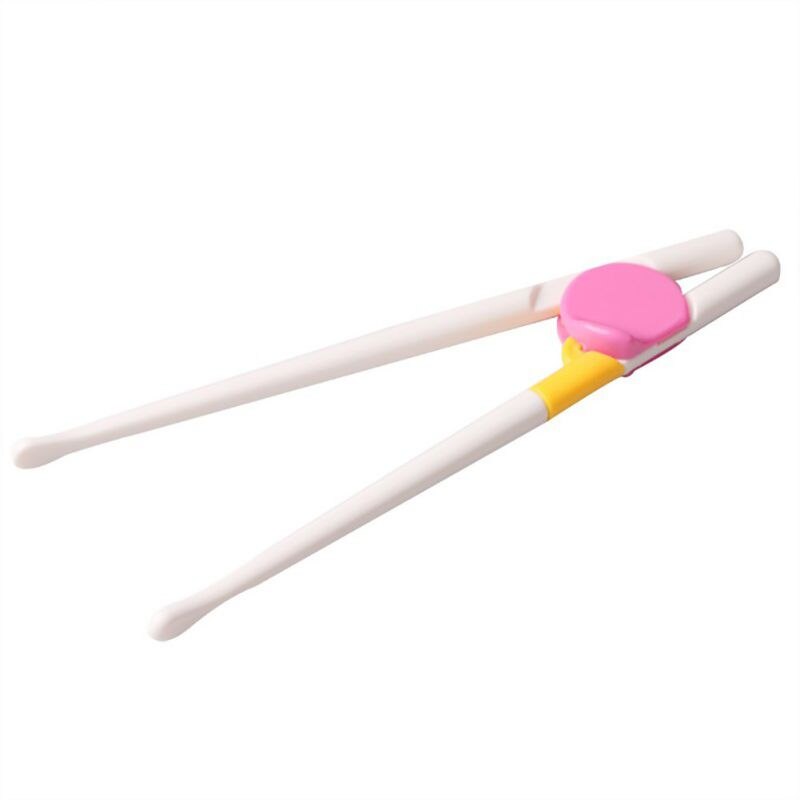 I bambini di Plastica Imparare Bacchette Bacchette di Formazione Strumenti di facile Da usare imbroglione Bacchette per I Bambini e Adulti Nuovo: Colore rosa