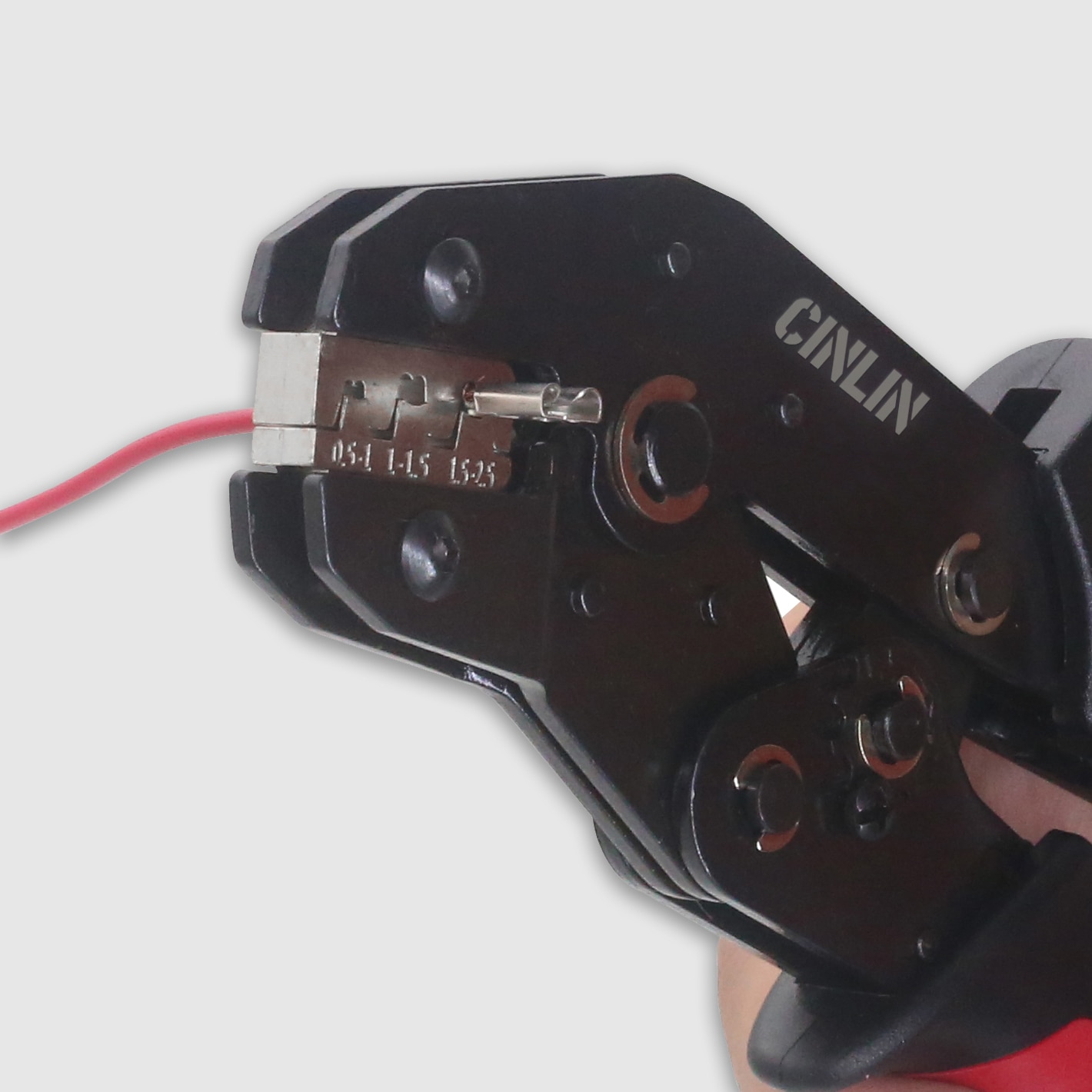 Male/Female Spade Crimp Terminals Crimping Tools Electrical Pliers Insulating Sleeve Wire Wrap Connector SN-48B