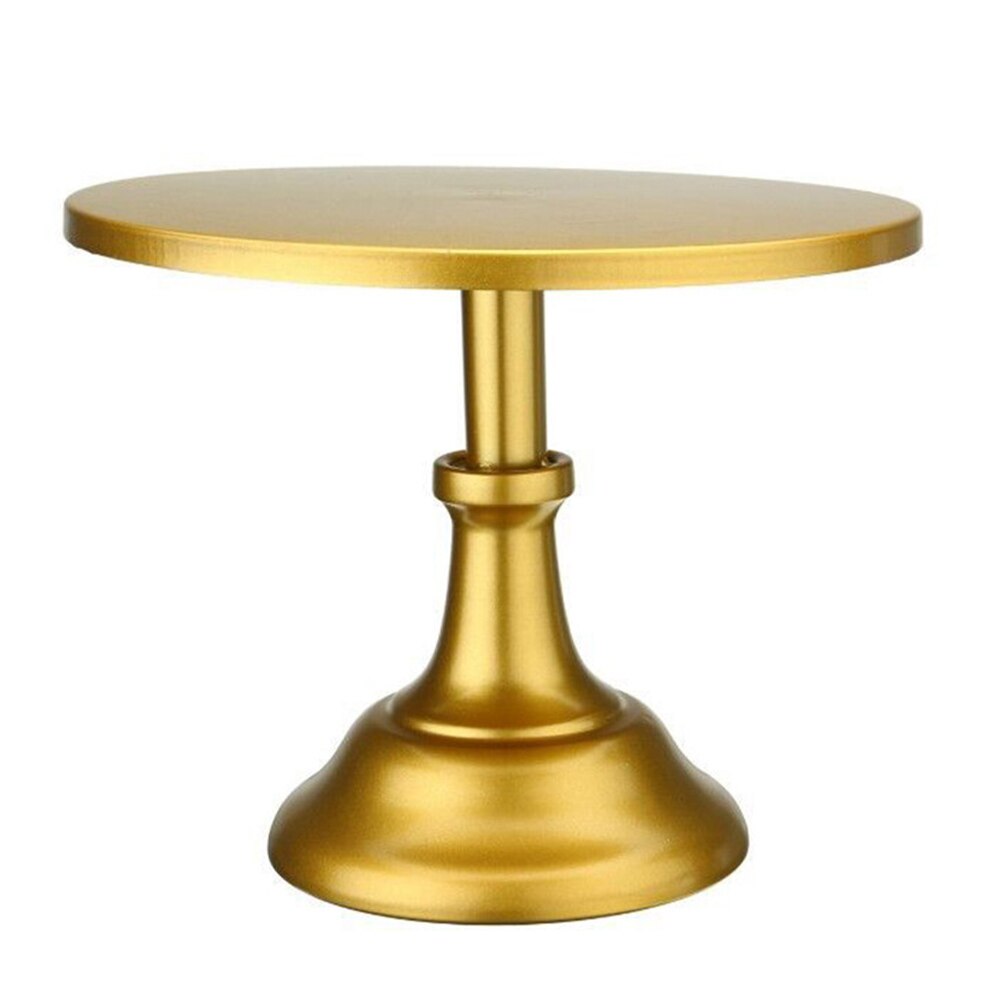 Cake Stand Home Party Display Stand Wedding Decoration Wrought Iron Birthday Tray Dessert Fudge Desktop Afternoon Tea Cake Stand: Gold / S 20CM