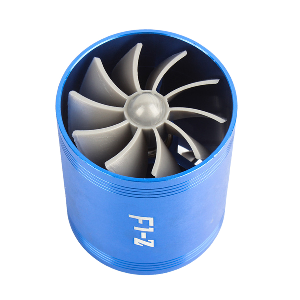 Universal Car Turbocharger Twin Fan Super Charger Turbo Easy installation