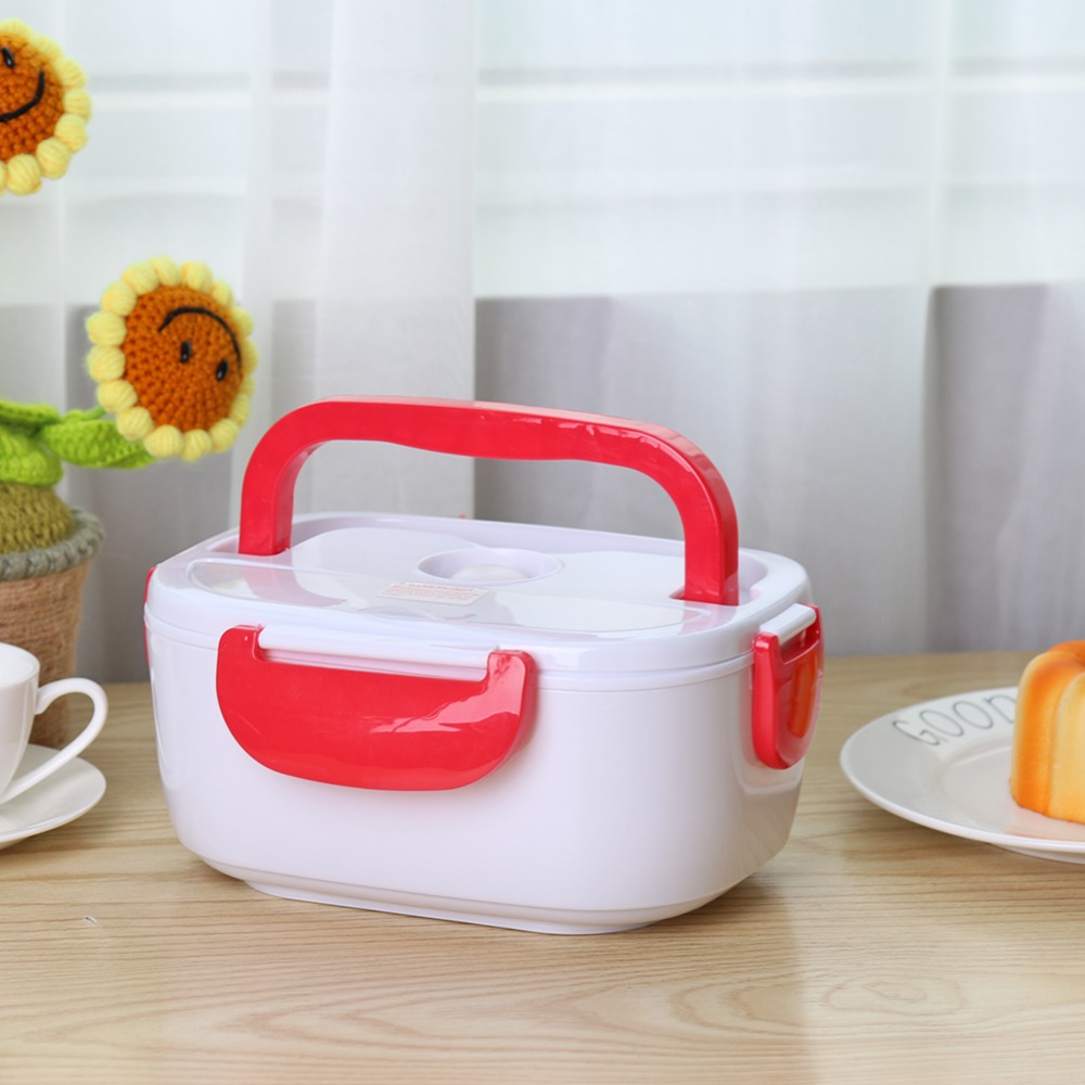 220V/110V Lunch Box Food Container Portable Electric Heating Food Warmer Heater Rice Container Dinnerware Sets for Home