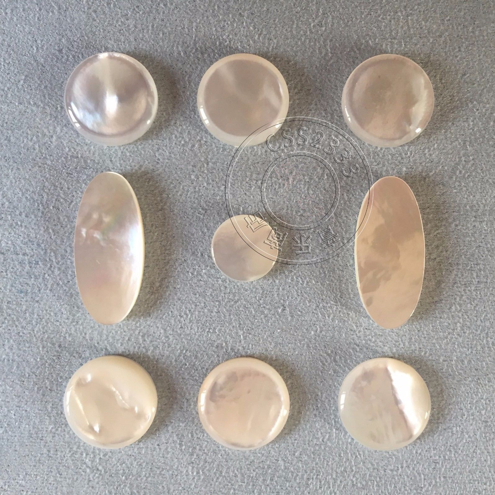 Saxofoon key knoppen real parelmoer inlays toetsen wit shell