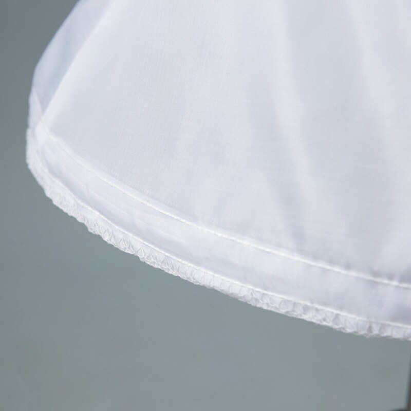 Top 1 cerceau jupons courts robes de fille de fleur taille élastique petites filles Crinoline accessoires de mariage