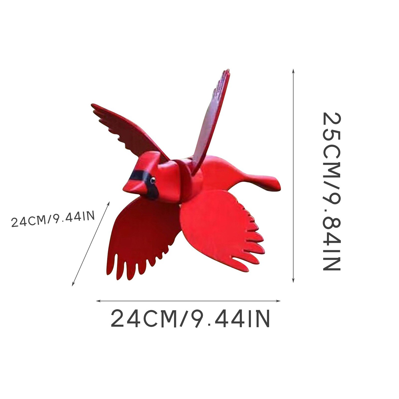 Wooden Whirligig-asuka Series Windmill Whirly Parrots Garden Lawn Decoration For Kids Garden Decoration Stakes Gardening