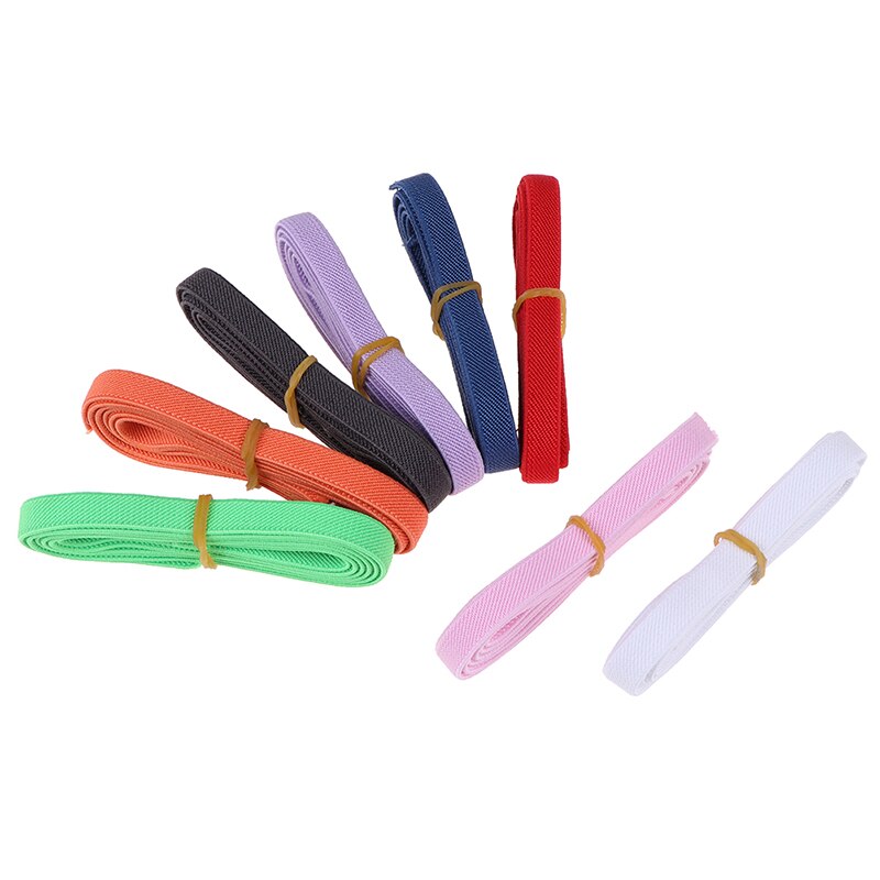 Length 100cm Width 10MM DIY Sewing Supplies Elastic Tape/Hand Made Belt/Colorful Elastic Band/Webbing For Clothing Colors