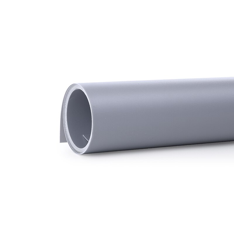 68 x 130cm White Black Gray PVC Material Anti-wrinkle Backgrounds Backdrop for Photo Studio Photography Background Equipment: gray