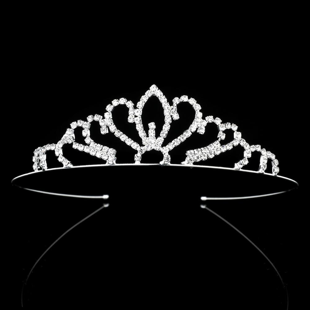 Europeu e americano nupcial coroa tiara princesa menina aniversário coroa senhoras faixa de cabelo strass acessórios para o cabelo: HG121