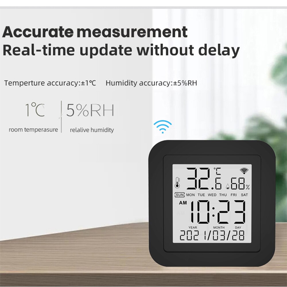 Tuya Wifi Smart IR Remote Control With Temperature And Humidity Sensor For Air Conditioner TV AC Works With Alexa,Google Home