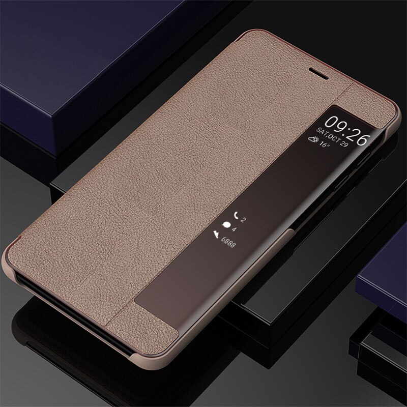 2020 del nuovo Sereno accorto Visualizza Specchio Finestra di Vibrazione di Caso per Samsung galassia Nota 8 9 3D Del Cuoio Del Basamento Della Copertura Posteriore Nota8 Nota9 Funda Capa: Samsung Note 9 / rosa oro