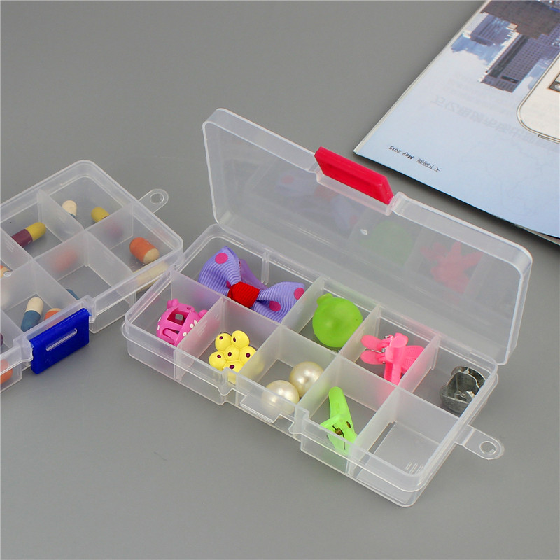 Bait Organizer Box Fishing Lures Case Tackle Storage Fisher Gear Bulk Outdoor 15 Slots Adjustable Plastic Fishing Box Lure H