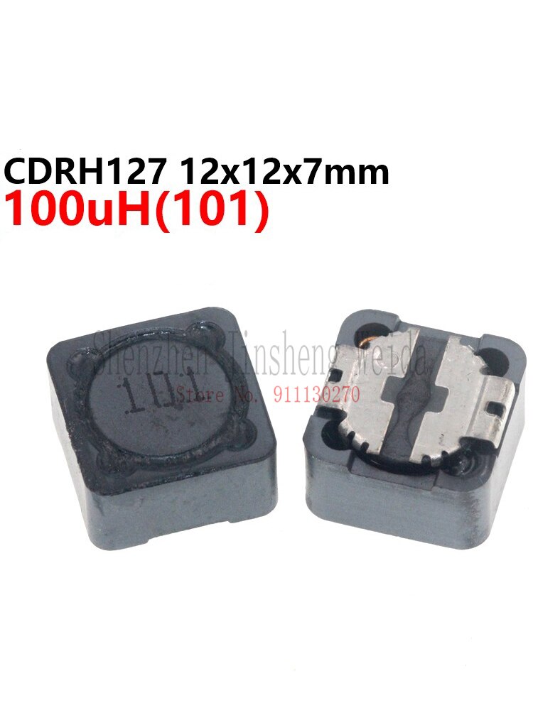 10 Stks/partij 12*12*7Mm 100uH 101 Afgeschermde Spoel Chip Power Inductor F7
