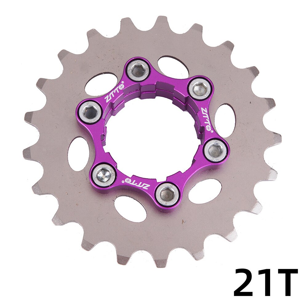 Bicycle Single Speed Freewheel Steel 16/17/18/19/20/21/22/23T 10/11 Speed HG Hub Bike Conversion Kit BMX MTB Sprocket Parts: 06