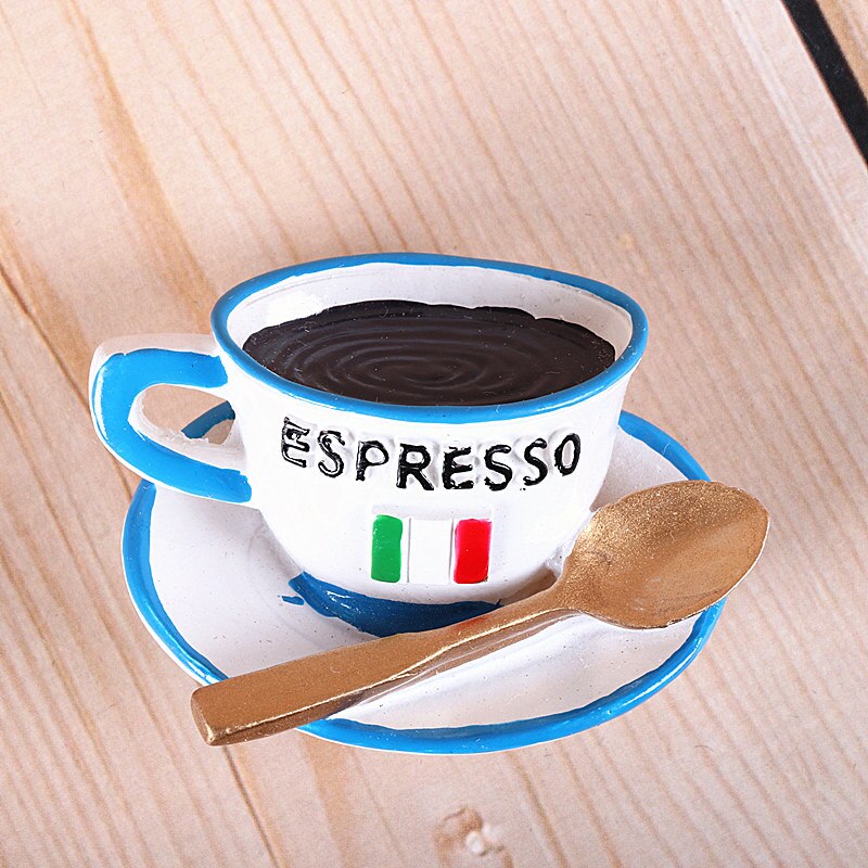 Bionische voedsel koelkast magnetische pasta melk pan ei brood tomaat koelkast plakken bericht stok magneet knop home decoratie: coffee