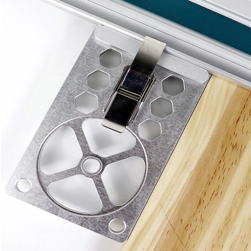 Woodworking Angle Stop 90 Degree Right Angle Guide Rail Clamp for Electric Circular Saw Engraving Machine Angle Cutting Position