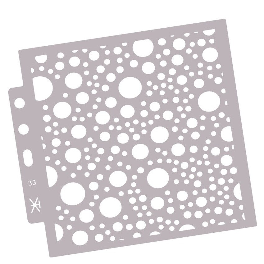 1pc Hand Heart stencil painting template hollowing spray pattern stencils painting hollowing out lace ruler journal accessories: 033