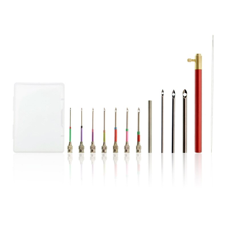 Juego de agujas de punzón para manualidades, herramientas de punto de Cruz de ganchillo, agujas de tejer con hilo: B001