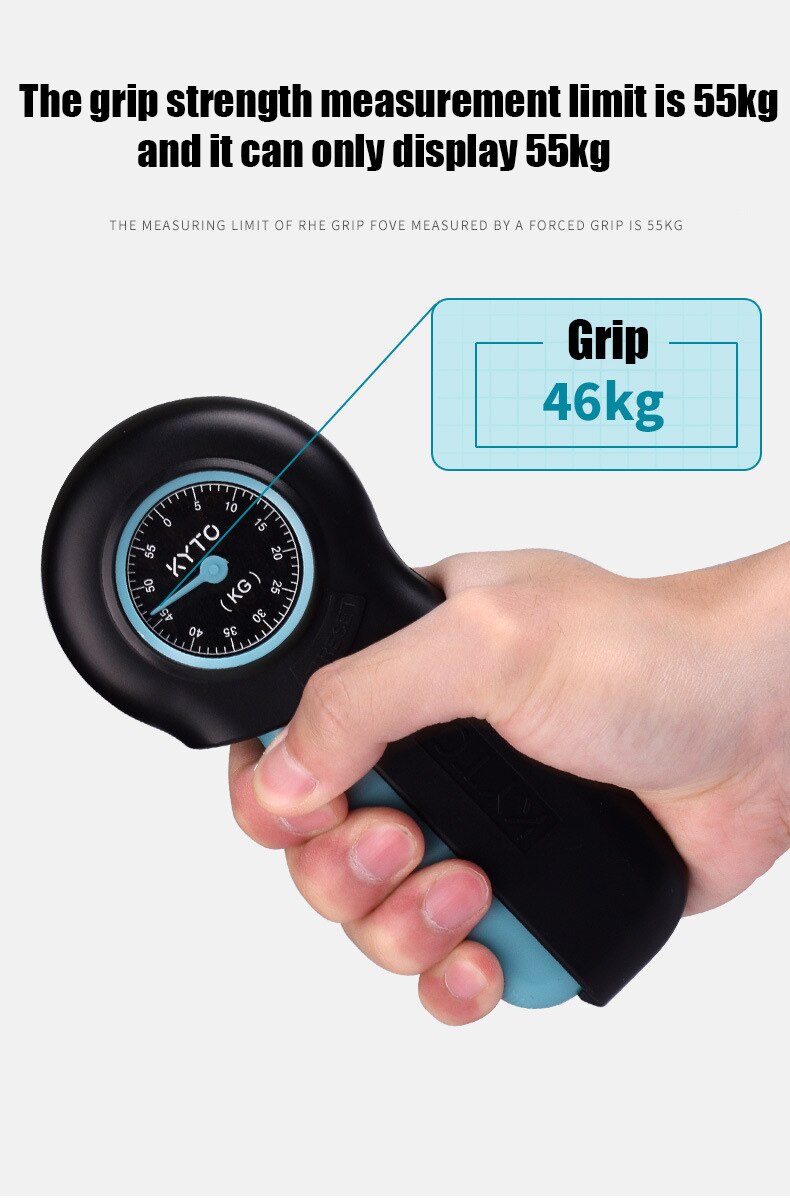 Hand Dynamometer Griff Energie Stärke Meter Hand Gewalt Energie Prüfung 121lbs / 55kg Hand Griff Strengthener