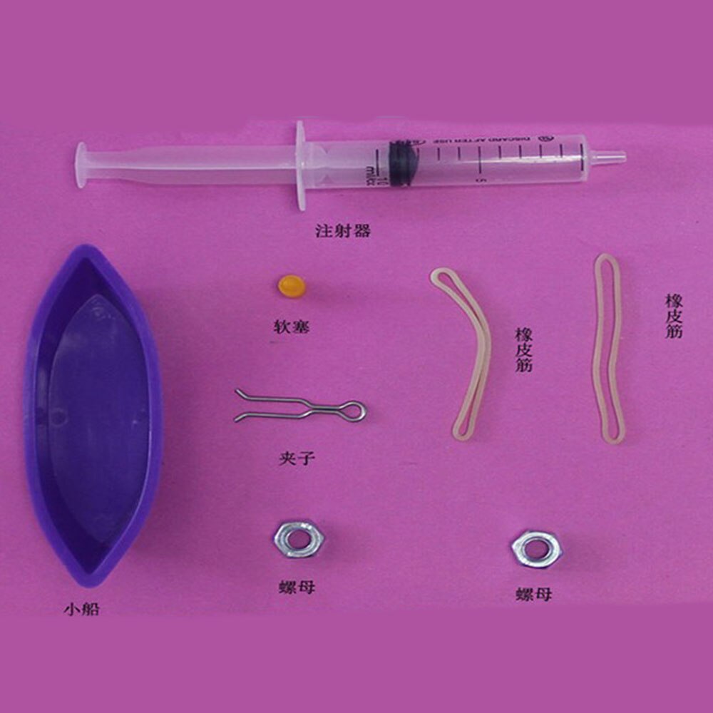 Funuy physics science experiment Homemade submarine Scientific DIY material SUBMARINE boat learn Archimedes' principle