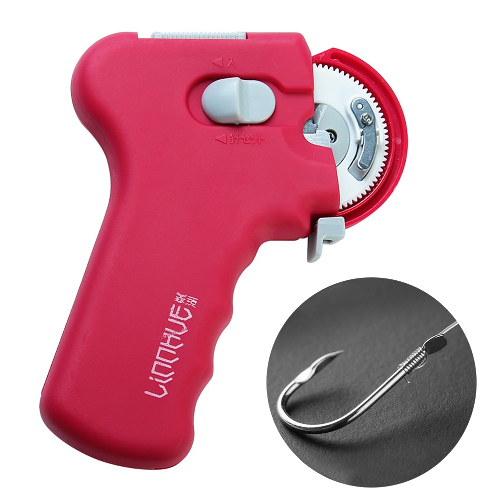 Automatische Vissen Tools Draagbare Elektrische Vishaak Tier Machine Vis Accessoires Tie Snelle Vishaken Lijn Koppelverkoop Apparatuur