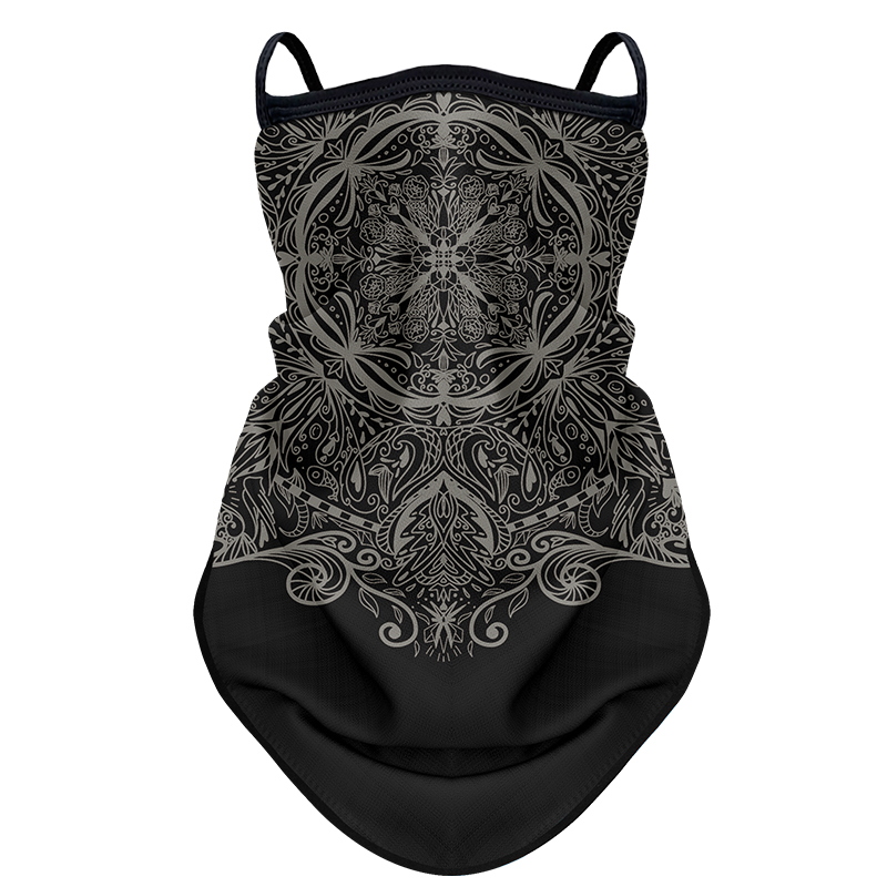 Máscara de protección solar Retro para Moto, pañuelo para la cabeza para motocicleta, Anti-UV para verano, cubierta para la cabeza y el cuello al aire libre, protector facial para montar, diadema deportiva: Marfíl