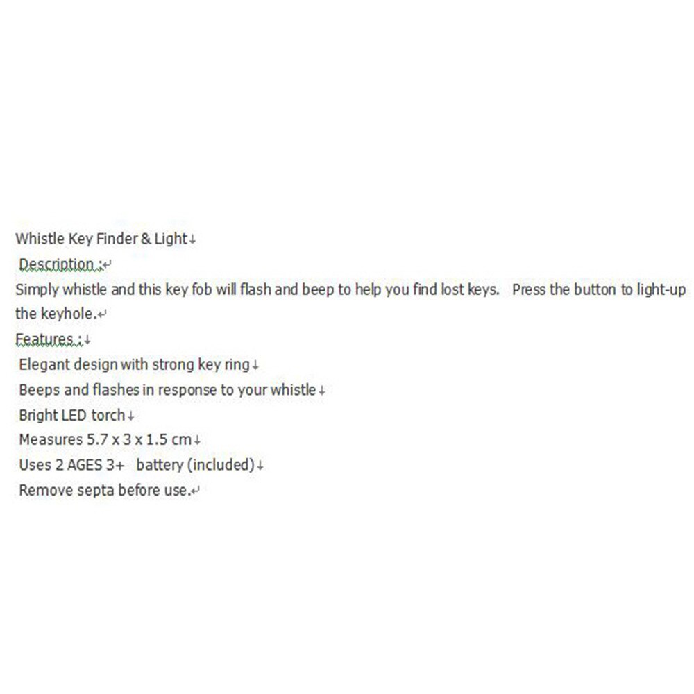 LED Light Torch Remote Sound Control Lost Key Finder Locator Keychain Mini old age anti - loss device Alarm Locator Track