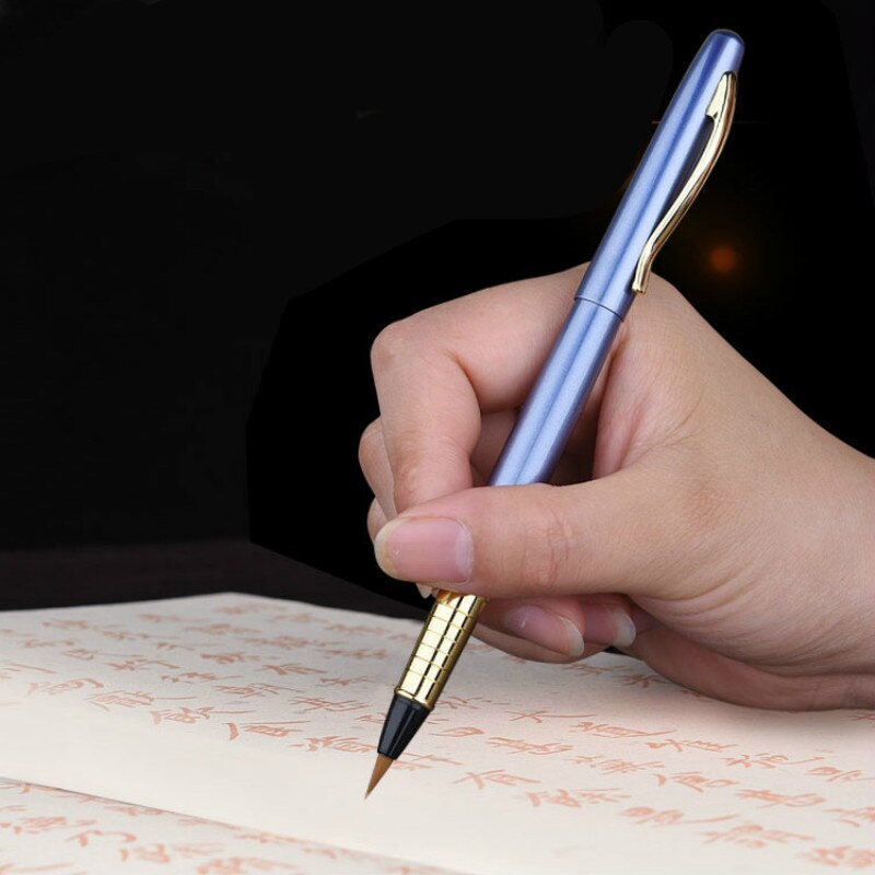 Chinese Calligraphy Brush Pen Pen-type Brush Weasel Hair Small Regular Script Chinese Painting Writing Comic Graffiti Brush Pen